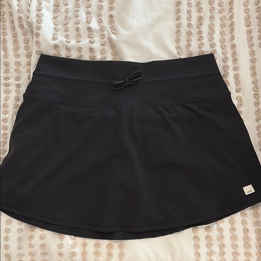 Vuori Black Athletic Skirt